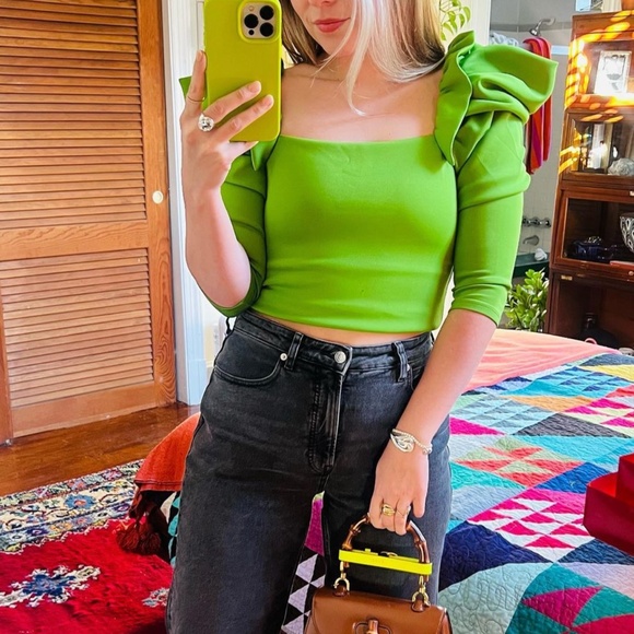 EVERLANE HIGH WAIST NEW THE CURVY 90s CHEEKY STRAIGHT CROP JEAN sz 30 Ankle - Picture 5 of 5